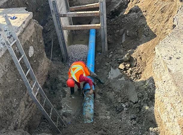 Sewer Pipe Burst Replacement in Orangeville, ON