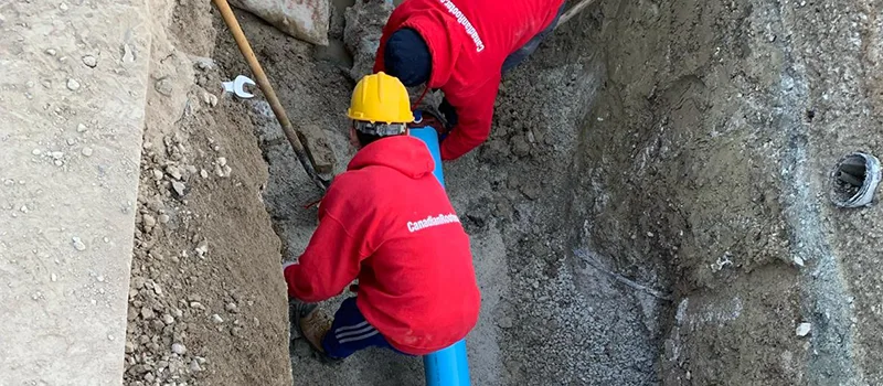 Pipe Replacement for Water Main Breaks in Orangeville, Ontario