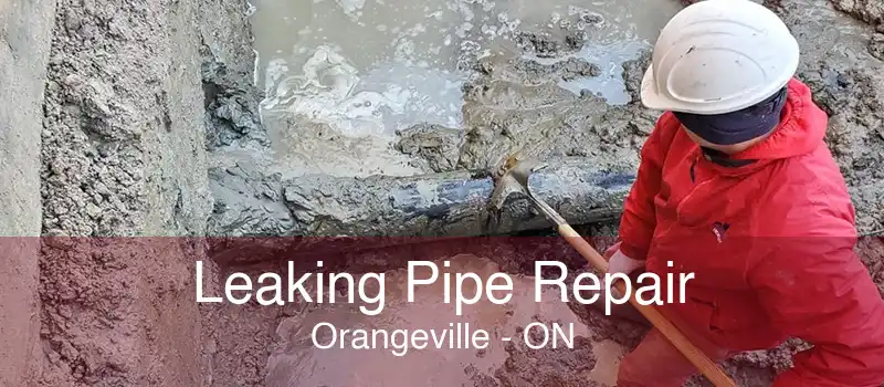 Leaking Pipe Repair Orangeville - ON