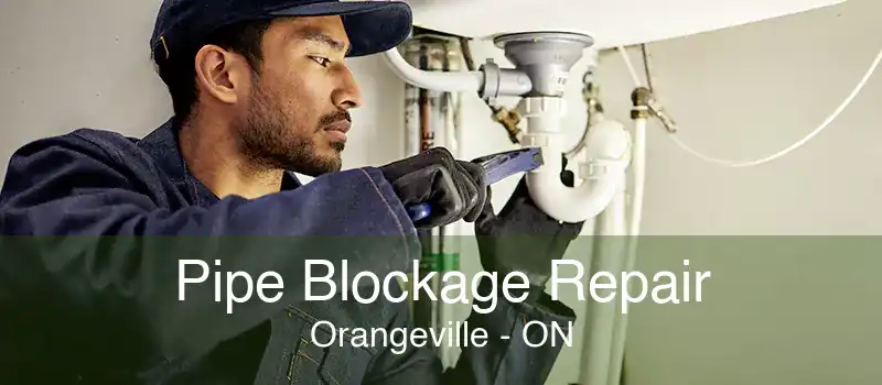 Pipe Blockage Repair Orangeville - ON