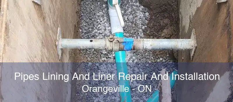 Pipes Lining And Liner Repair And Installation Orangeville - ON