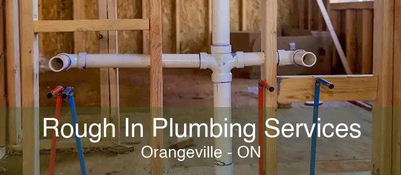 Rough In Plumbing Services Orangeville - ON