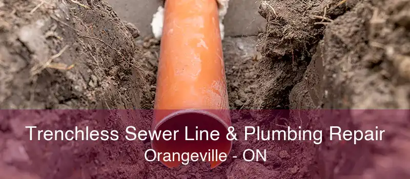 Trenchless Sewer Line & Plumbing Repair Orangeville - ON